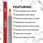Cezanne Creative Mark colored pencils individual barrel and branding details
