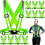 20 Pack, Yellow Reflective High Visibility Safety Vest, Hi Vis Silver Strip, Men Women, Work, Cycling, Runner, Construction (Mesh, 20)... - Image 12