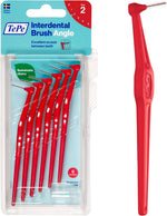 TePe Angled Brush, Orange, Size 1, 6 Pk, Ergonomic Handle for Precise Reach - Image 13