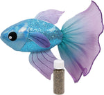 Catstages Beta Bliss Cat Toy front view showing plush fish shape