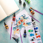 Mont Marte acrylic ink set for airbrush and pouring art