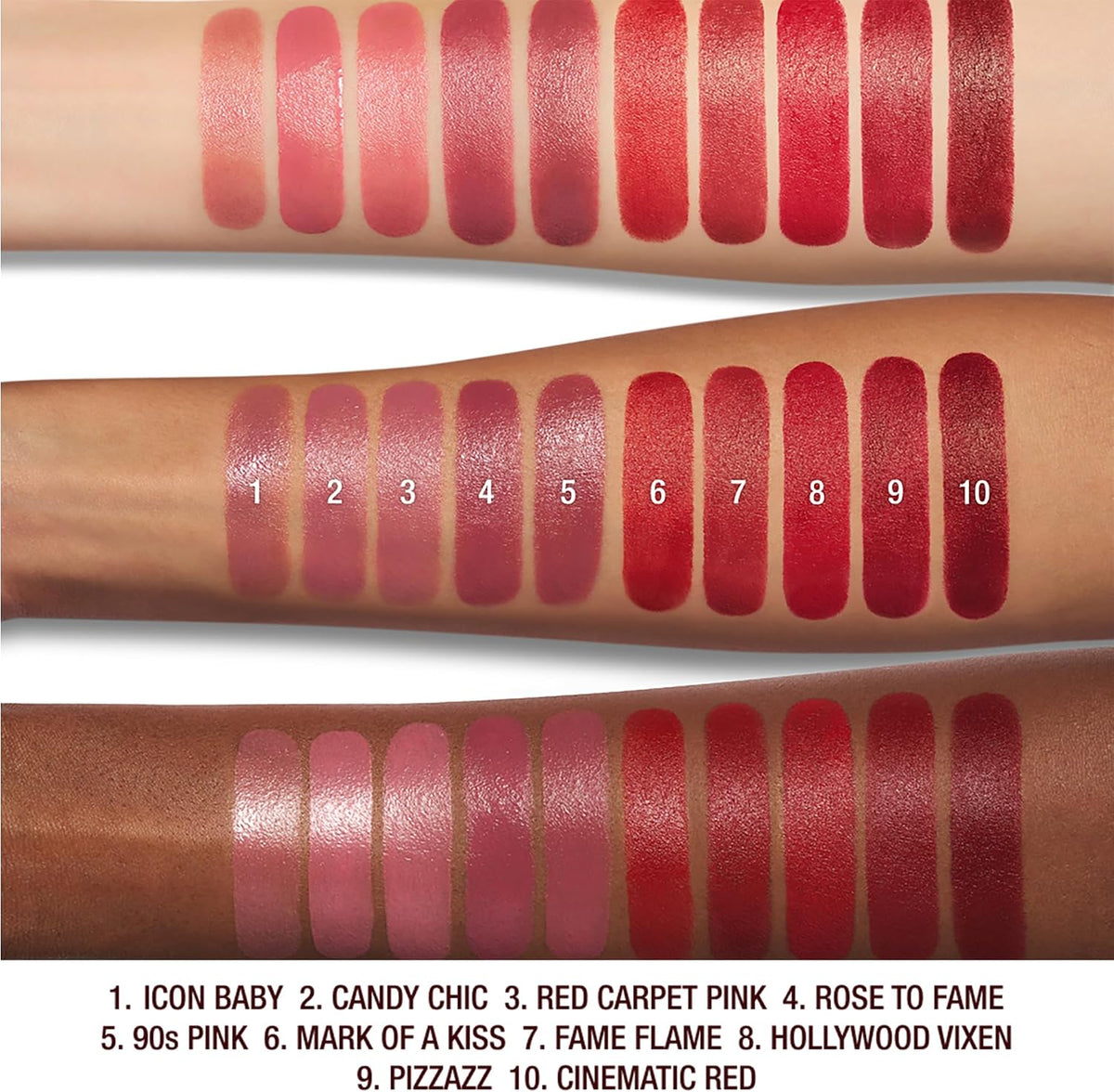 Moisturizing formula lipstick bullet extracted from gold casing