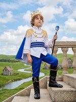 Nuehoryu royal prince outfit top and structured collar detail