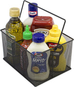 Sorbus metal mesh caddy highlighting carrying handle