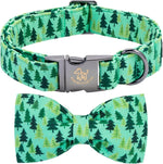 Dog Collar, Dog Collar with Bow tie, Dill Pickles Print Pet Collars Pet Collar Boy Cute Bowtie Collar Dog for Medium Dogs - Image 15