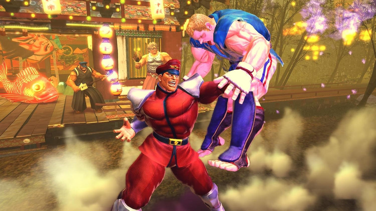 Capcom Ultra Street Fighter IV complete retail box set packaging arrangement