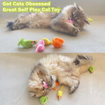 Assorted six color pack of interactive pet fetch toys for healthy exercise