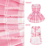XPUDAC lightweight birthday party dog outfits set displayed flat