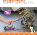 Catstages cassette tape cat toy with dental mesh