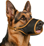 Luckypaw mesh dog muzzle brown front view