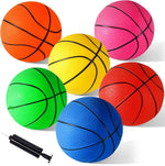 Shindel 6 piece mini basketball set with air pump front view