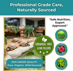 Organic ingredients sulcata tortoise vitamin topper