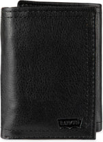 Levi's Men's Extra Capacity Slimfold Wallet, Charcoal Black, One Size - Image 9