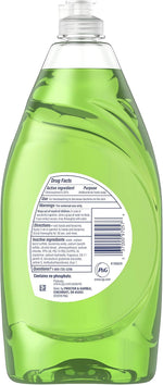 Dawn 28 Fluid Ounce dishwashing liquid bottles back label details