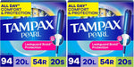 Tampax Pearl Tampons for Women Multipack, with LeakGuard Braid, Light/Regular/Super Absorbency, Unscented, 47 Count - Image 12