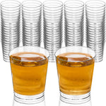 DecorRack 1 Ounce Shot Glasses 80 pack front view party supplies