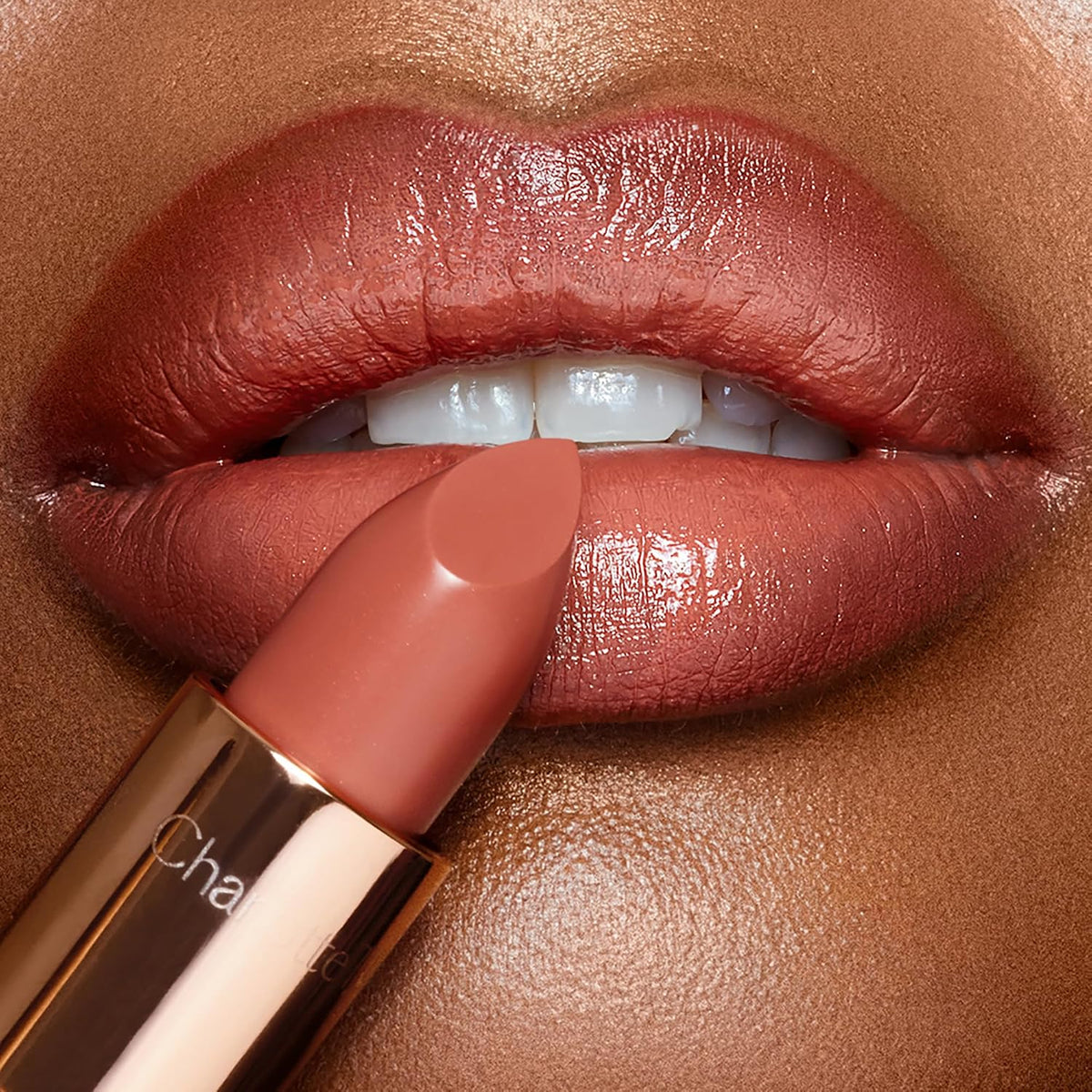 Stoned Rose lipstick shade swatch on skin