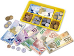 Learning Resources Canadian play bills and plastic coins assortment