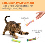 Catstages springy chasers cat toys flexible coiled shape