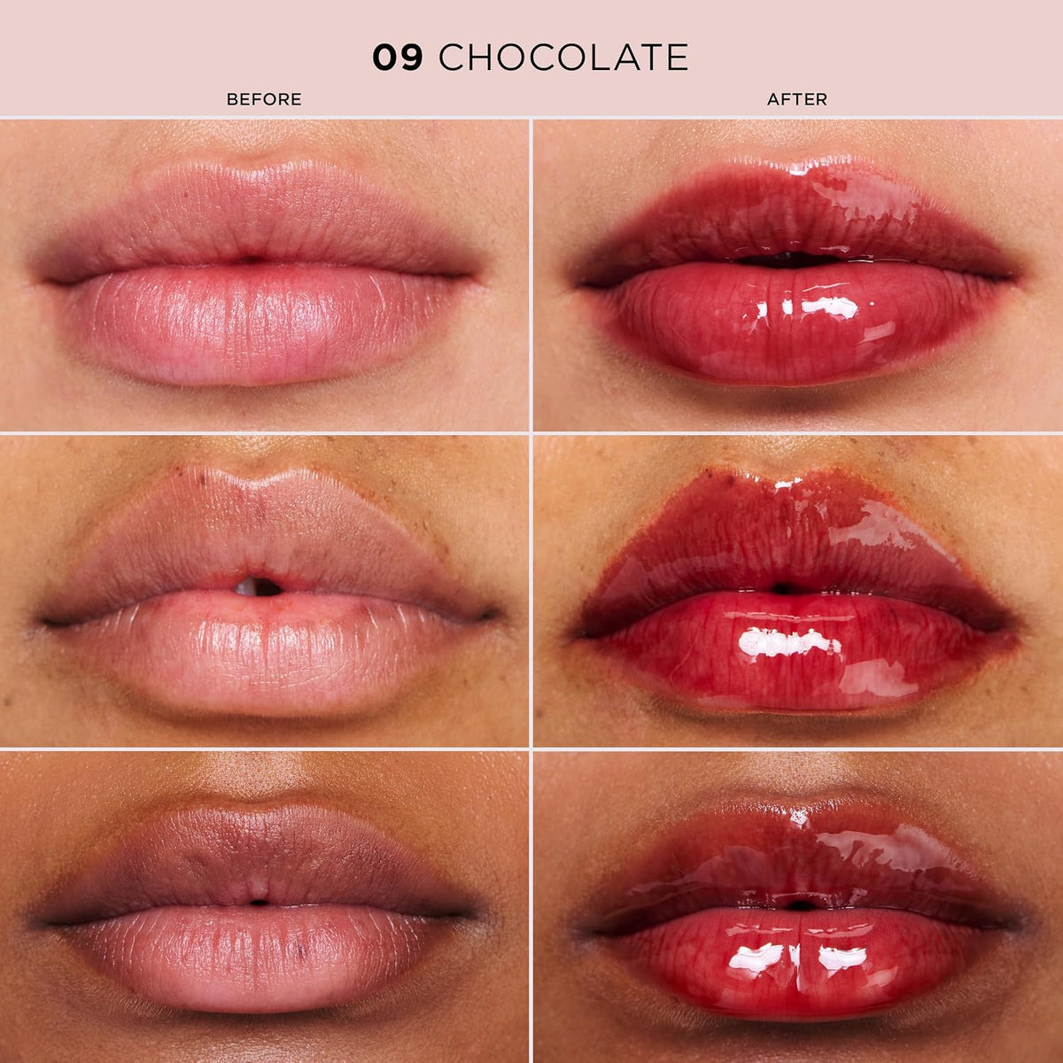 Clarins Lip Comfort Oil texture and shine display