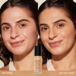 Full coverage swatch of Milani Conceal and Perfect foundation