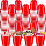 Cssopenss 120 count red shot cups front view for party supplies.