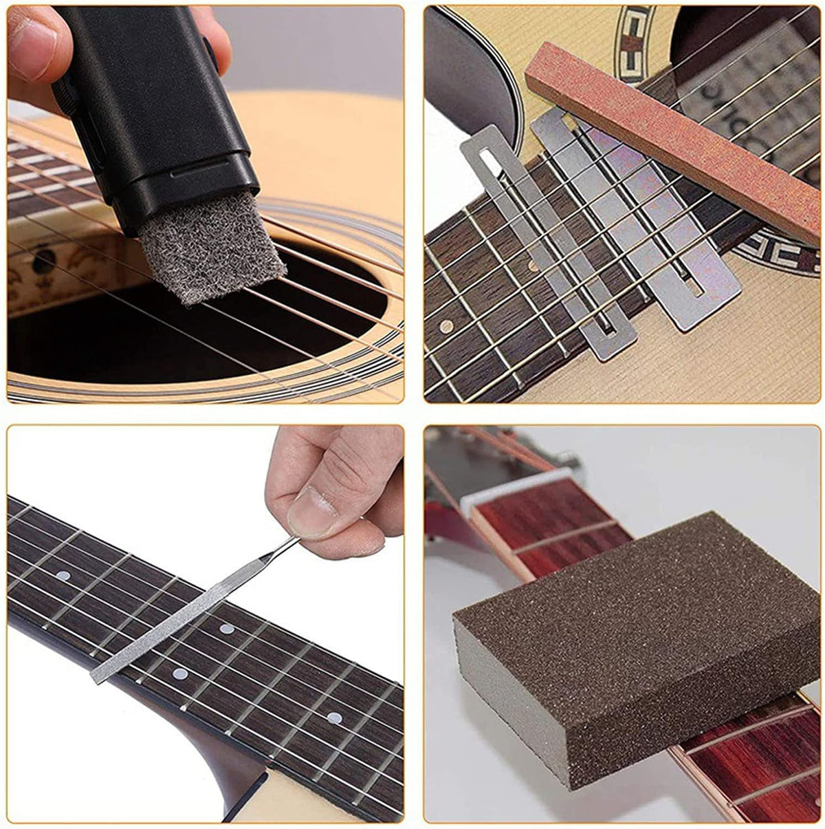 Hanbangabc guitar maintenance tools with string winder