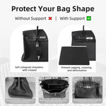 DGAZ luxury handbag care shaper texture close up