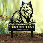 Custom Sleeping Cat Grave Marker Outdoor, Personalized Metal Cat Memorial Grave Stake with Name and Date, Outdoor Waterrproof Cats Memorial Plaque - Image 11