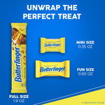 On the go sweet treat Butterfinger one point nine ounce chocolate bar