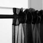 Pitalk 8 foot length sheer curtains lifestyle view