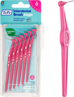 TePe Angled Brush, Orange, Size 1, 6 Pk, Ergonomic Handle for Precise Reach - Image 11