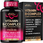 Vitamin B Complex for Men & Women - Full B-Complex & Vitamin B12 - 120 Caps | Vitamin B Complex for Men & Women - Full B-Complex & Vitamin B12 - 120 Caps - Image 9