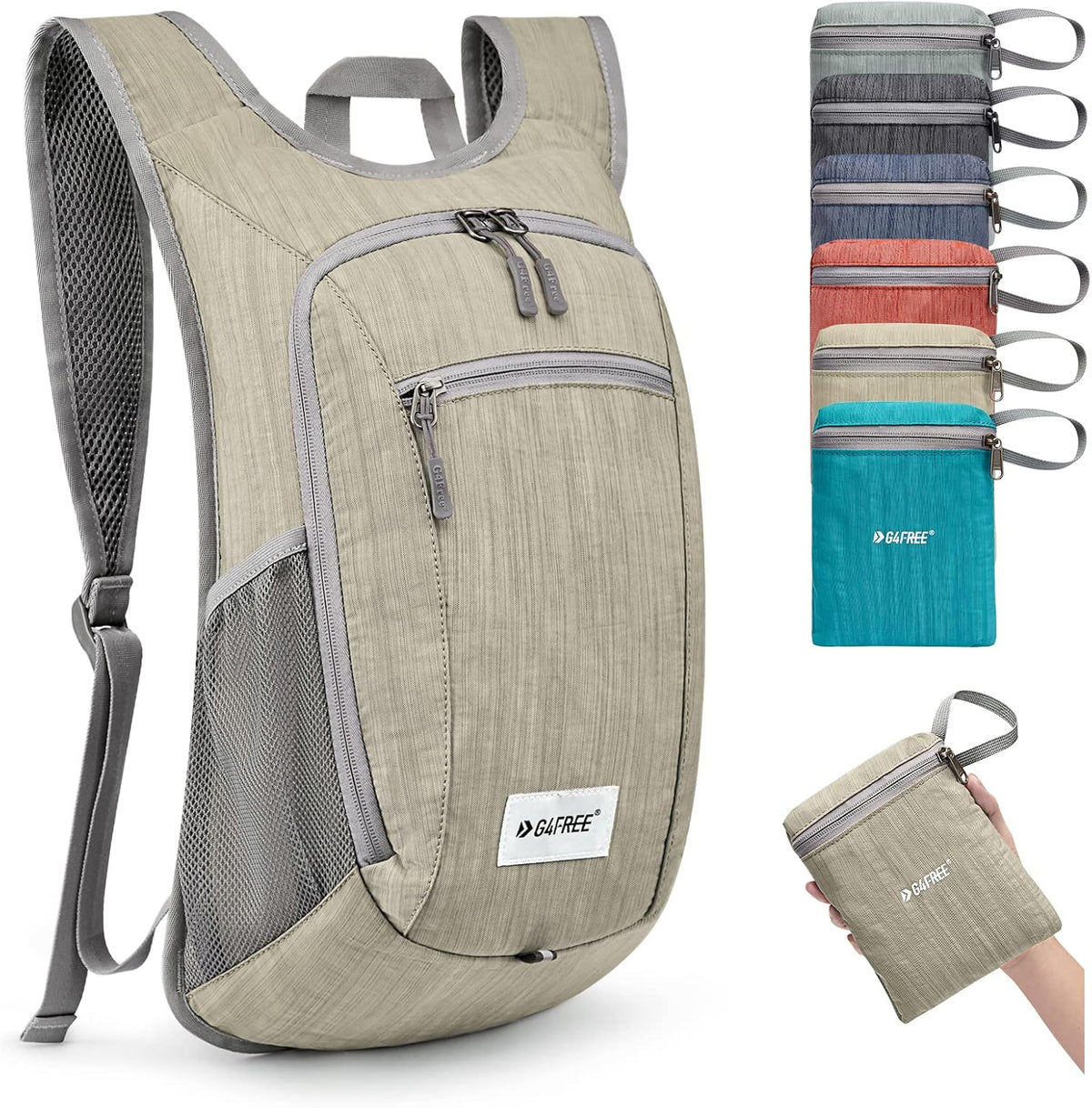 G4Free 10L/15L Hiking Backpack Lightweight Packable Hiking Daypack Small Travel Outdoor Foldable Shoulder Bag - Image 10
