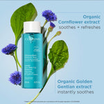 Clarins skincare product back label ingredient text