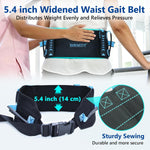 Gait Belt for Seniors, Adjustable Medical Transfer Safety Belt with Handles, Quick Release Buckle, Durable Nylon Mobility Assist Gait Belts for Elderly, Disabled & Patient(31.5-54in, 250lbs) - Image 2