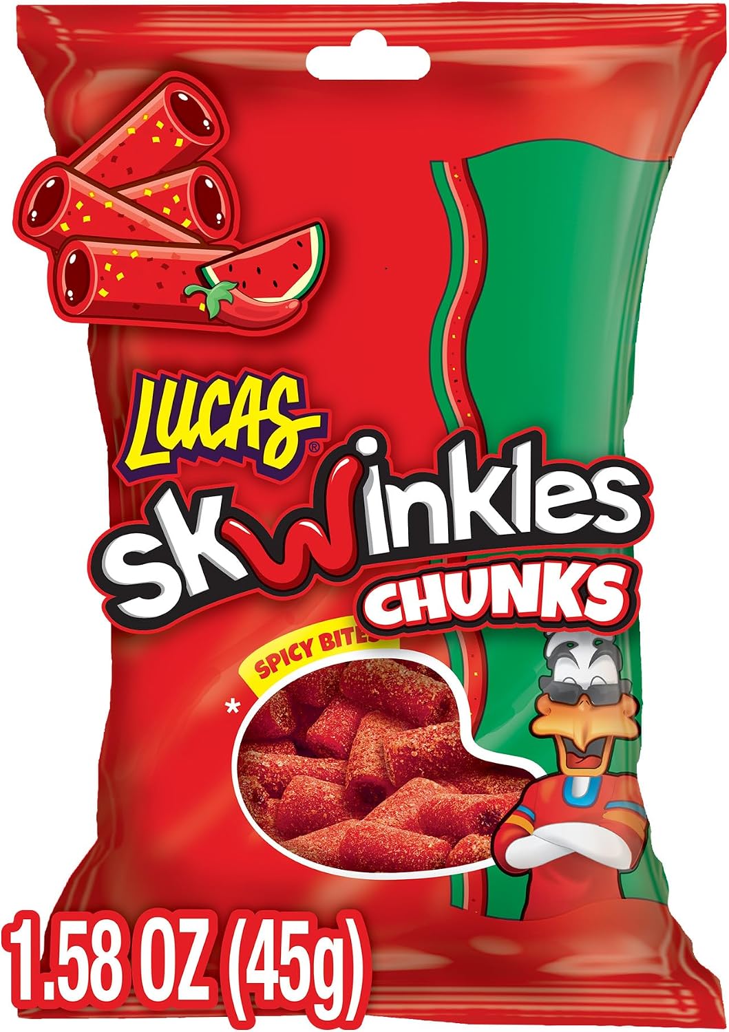 Lucas Skwinkles candy chunks on a plate for party snack