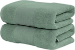 Modern Threads Air Cloud 6-Piece Towel Set - 100% Zero-Twist Cotton, 500 GSM, Quick Dry & Plush, Blue - Image 10