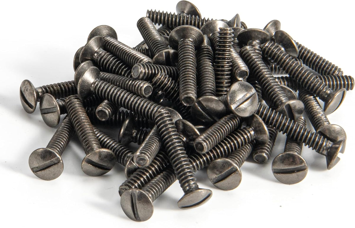 Standard 6-32 thread replacement screws for wall plates