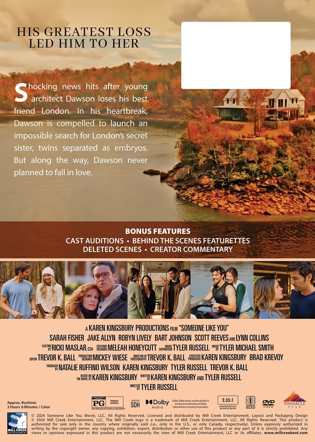Format DVD Someone Like You back cover details and specifications