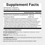 Micro Ingredients Shilajit dietary supplement packaging seal and cap