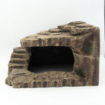 Jihaqua turtle tank hiding cave displayed in aquatic setup