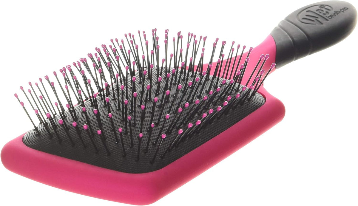 Wet Brush pro detangler brush front view pink