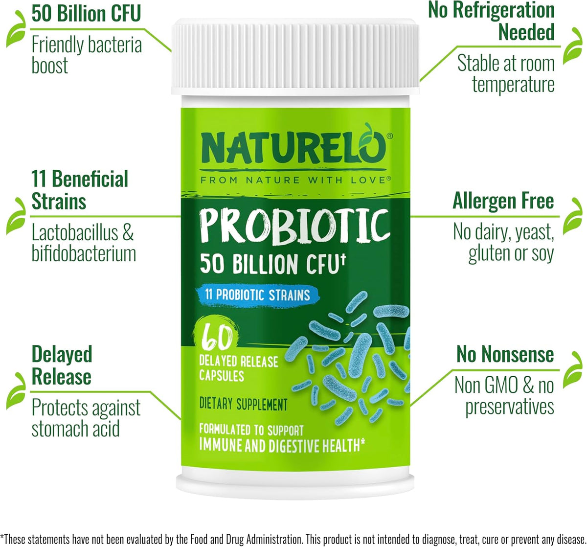 Naturelo One Daily Multivitamin for Men capsule bottle supplement facts