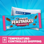 Feastables premium milk chocolate bars made with grass-fed milk