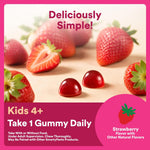 SmartyPants prebiotic immunity gummies packaging details