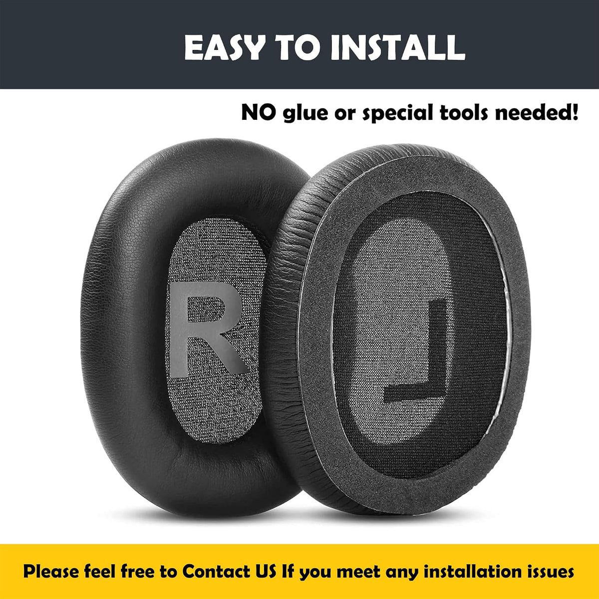 HTINDUSTRY wireless headphone accessories installed view