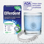 Efferdent retainer cleaner active fizzing demo