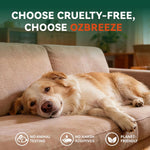 OzBreeze tear stain remover wipes seal lid feature presentation