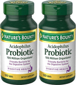 Nature's Bounty Lactobacillus Acidophilus Probiotic Supplement - Daily Probiotic for Women/Men Digestive Health, 100 Million Organisms, Vegetarian, 1 Serving per Day, 120 Tablets - Image 9